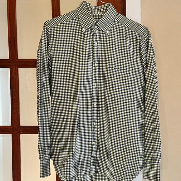 Luciano Brandi Gingham Dress Shirt - Picture 1 of 6